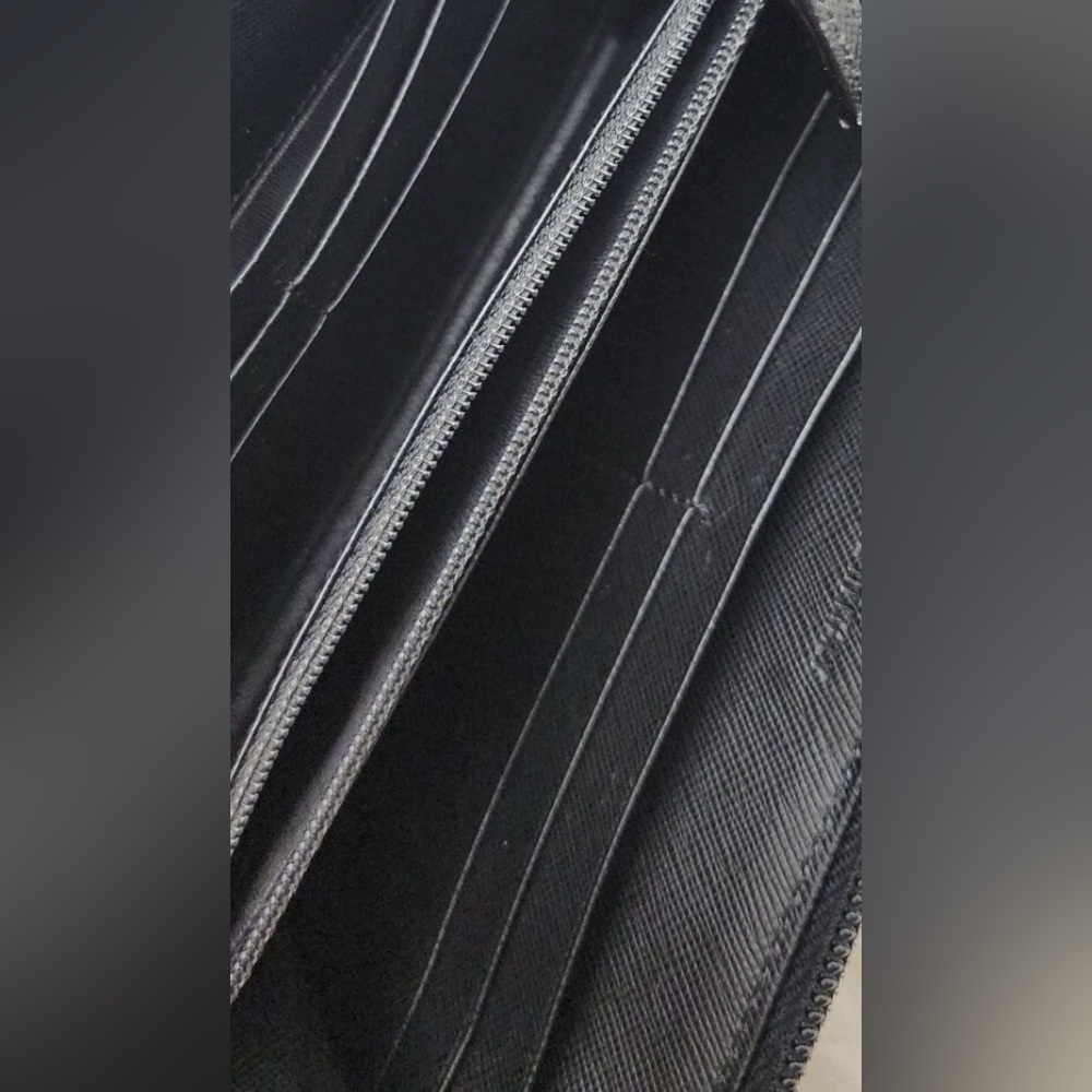 Prada Black Tesutto Nylon Long Wallet - Picture 9 of 15